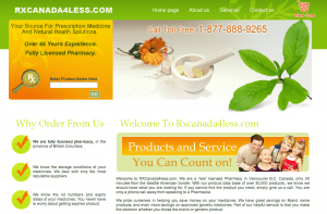 Rxcanada4less.com review