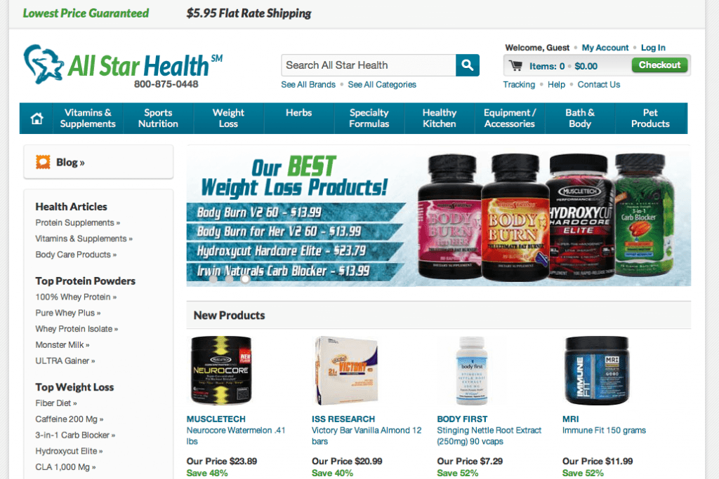 Allstarhealth.com Review: Great Online Store for Health Supplements