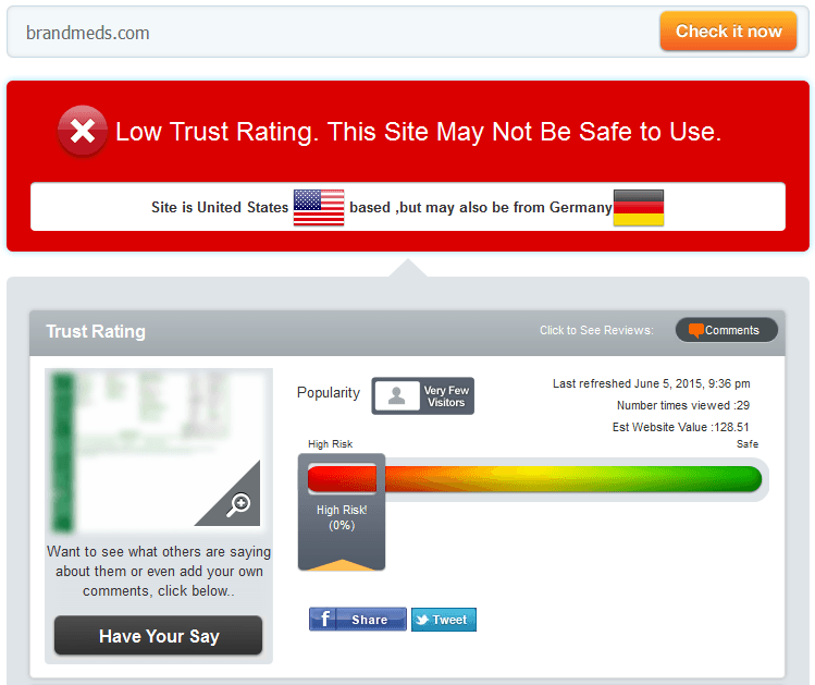 Brandmeds.com Reviews