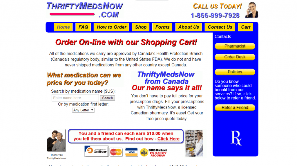 Thrifty Meds Review Appears Legitimate but Lacks Customer Reviews