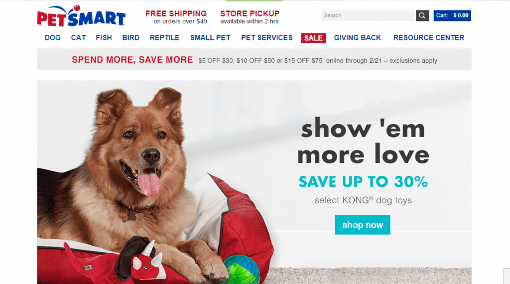 Review Quality Online Pet Store with Negative Offline